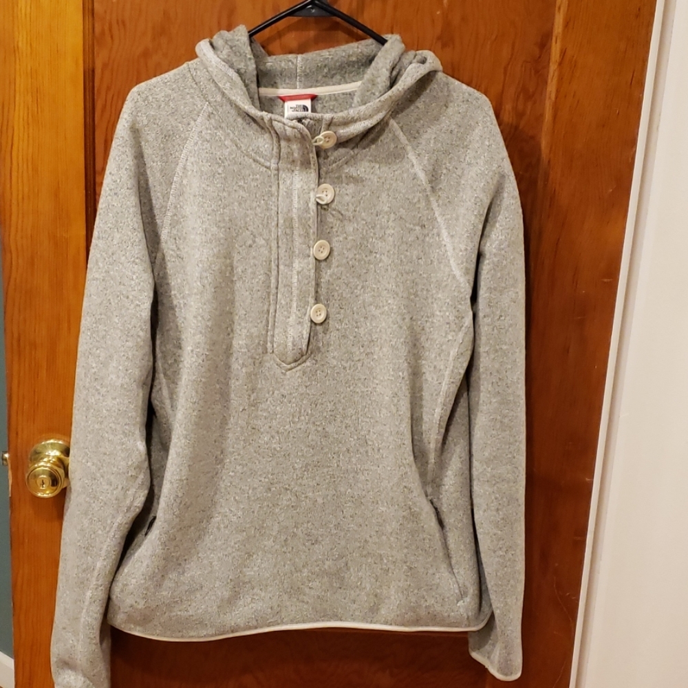 The North Face sweatshirt
